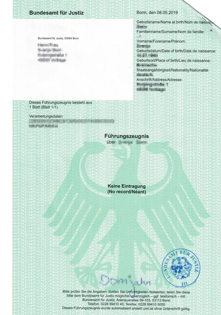 How to Get Police Certificate (PCC) for Germany